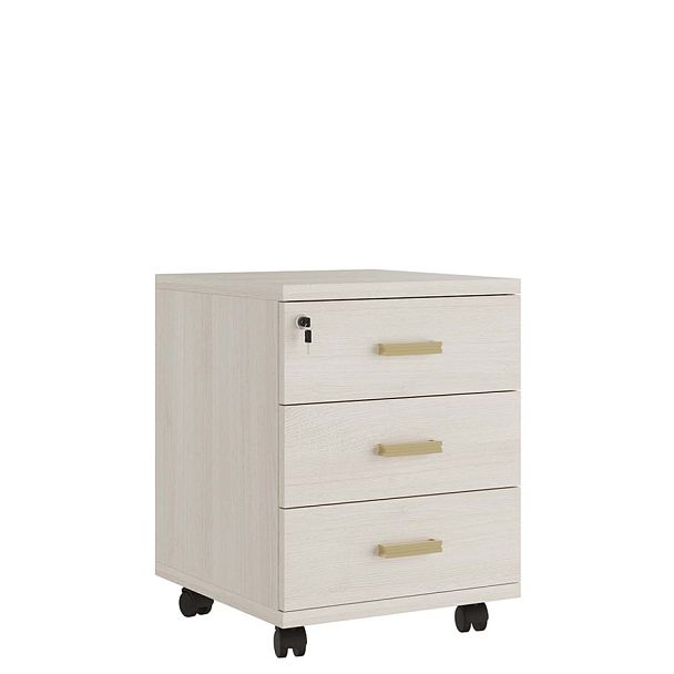 Тумба подкатная с 3 ящиками Chicago 45x47x59 дуб шамони светлый - Вид 1