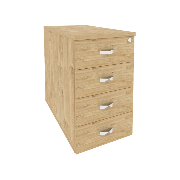 Onix Тумба приставная/опорная O.TPO-1.8 Тиквуд светлый 432*800*750 - Вид 1