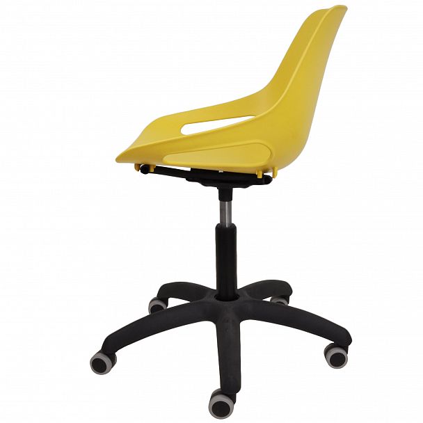 Стул "Q5 SW КРЕСЛО на черной Крестовине Somalia", желтый - Вид 4