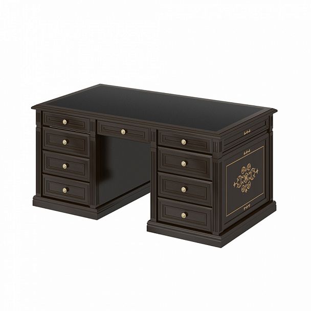 Стол "Версаль люкс" ПК-ВРЛ-СТ175Х90И3К/КП/1-В1-981 темный орех - Вид 1