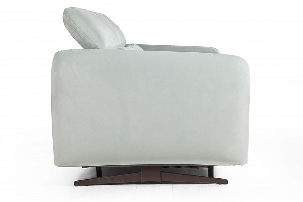 Rimini диван-кровать прямой замша мятный - Вид 18