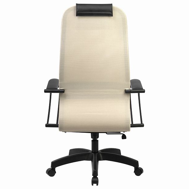 Кресло BRABIX PREMIUM "Ultimate EX-800" пластик, плотная двойная сетка Х2, черное/бежевое, 532916 - Вид 6