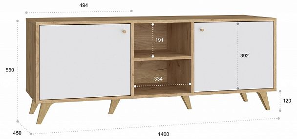 Тумба комбинированная Ирма ИР-13 - Вид 6