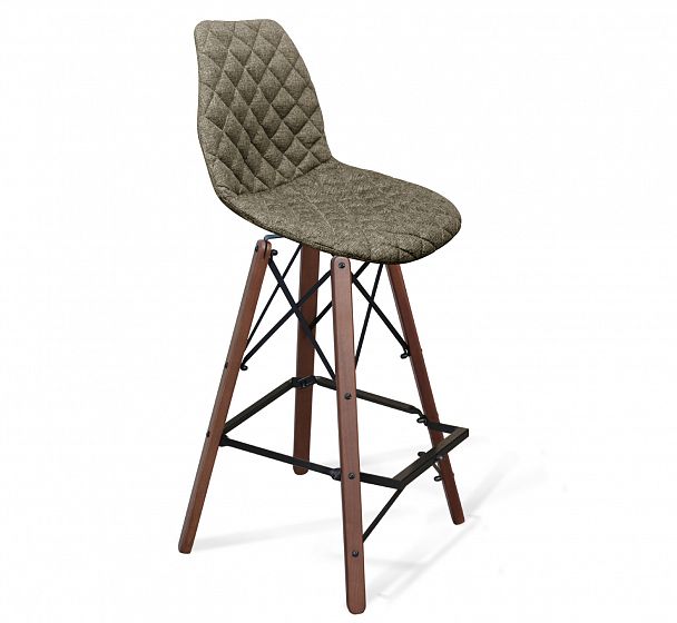 Стул барный Sheffilton SHT-ST29-C12/S80 коричневый сахар/темный орех/черный муар - Вид 1