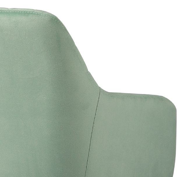 Барное поворотное кресло Барли К, Confetti aquamarine/белый - Вид 10