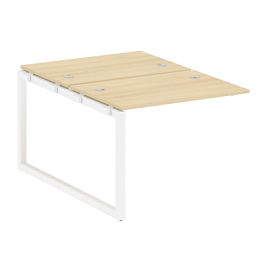 Metal System Quattro Р. ст. криволинейная на О-образном м/к 50БО.РАС-СА-2.1 Акация/Белый металл 1600*1835*750 - Фото предпросмотра