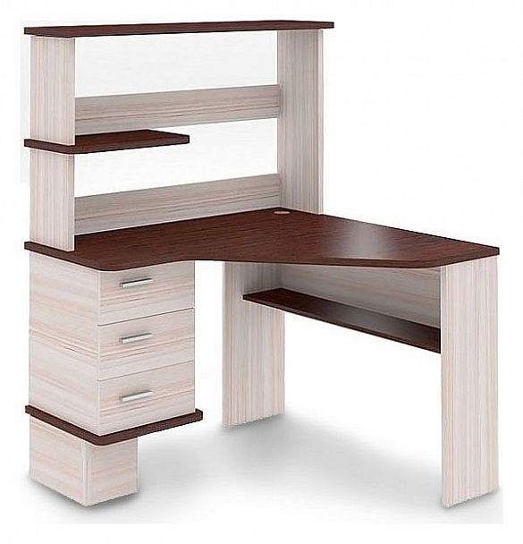 Стол компьютерный Домино СД-45 Венге/Карамель левый - Вид 1