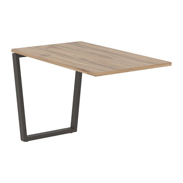 Брифинг-приставка EVB 1167 Дуб Денвер светлый/Мокко 1160х670х750 EDIS - Вид 1