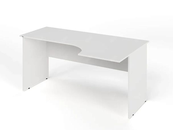 ЛАЙТ / LIGHT RLG004-16x9R Угловой стол 160x90x75 Белый - Вид 1