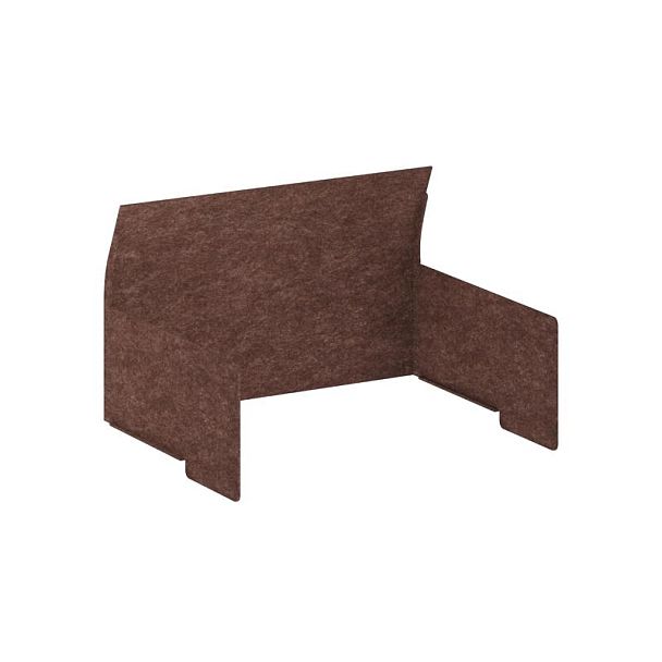 AcustiX Кабина настольная на стол L600 VE.KB4-118.6 Молочный Шоколад 1180*1000*1100 - Вид 1