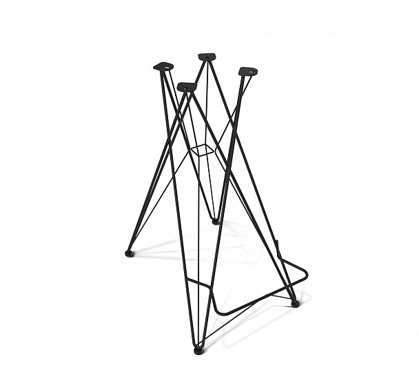 Стул полубарный Sheffilton SHT-ST34/S66-1 платиново-серый/черный муар - Вид 6