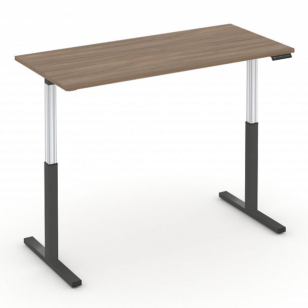 Стол электроподъемный "MOVE UP" MV.SE-4.7 Антрацит металл / Дуб Аризона - Вид 3