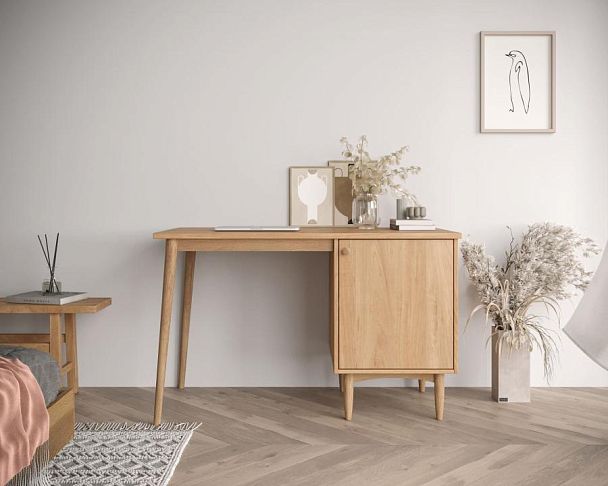 Стол рабочий Bubble Solid с правой тумбой арт BBL08S - Вид 2