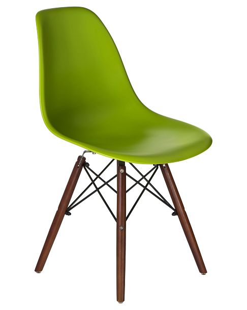 Стул обеденный LMZL-PP623 (ножки тёмный бук, цвет сиденья салатовый) - Вид 2