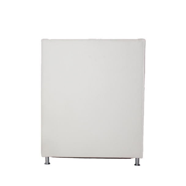 Диван Хонер, экокожа Cometa white, ножки металл хром - Вид 6