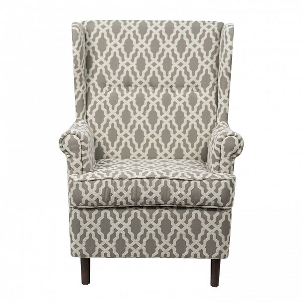 Кресло Дженкс, гобелен светло-серый - Вид 3