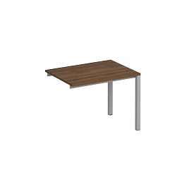 Секция стола рабочей станции на металлокаркасе КФ Комфорт КФ К.С1 1130-1 ОФ французский орех / серый - Фото предпросмотра
