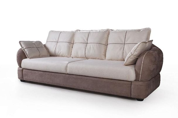 Napoli (Неаполь) диван-кровать прямой, замша - Вид 5