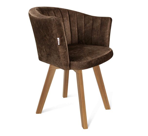 Стул Sheffilton SHT-ST42-1/S183 кофейный трюфель/светлый орех - Вид 1