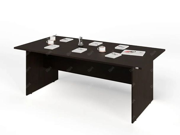 UNITY PОКС-10/20 ВЕНГЕ Конференц стол прямоугольный Универсальный 2000х1000х750 - Вид 2