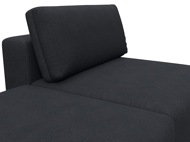 Модули диван и пуф Лига-060 НПБ Искусственная замша серый - Вид 4