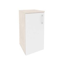 Onix Шкаф низкий узкий левый O.SU-3.1 (L) Денвер светлый/Белый бриллиант 400*420*823 - Фото предпросмотра