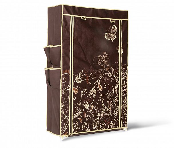 Полка д/обуви с чехлом Sheffilton SHT-SR1 темно-коричневый - Вид 5