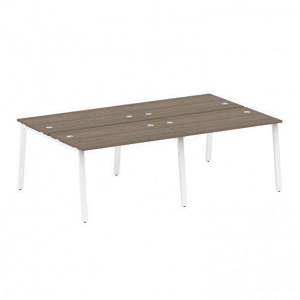 Рабочая станция "Metal System" БА.СМ-4.2 вяз/белый - Вид 1