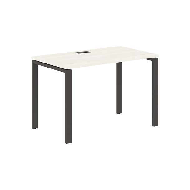 Стол прямой EUST 1167 Ясень Траун/Мокко 1160х670х750 EDIS - Вид 1