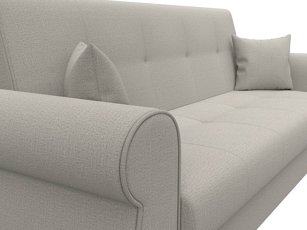 Диван-книжка Лига-019 Рогожка бежевый - Вид 4