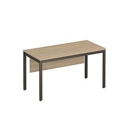 Стол письменный на металлокаркасе МП2 с экраном ДСП Формула МП2 ФР 158 вяз светлый / антрацит - Фото предпросмотра