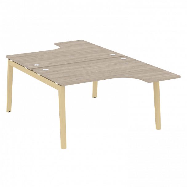 Рабочая станция "Onix wood" OW.D.SA-3 дуб аттик/дуб светлый - Вид 1