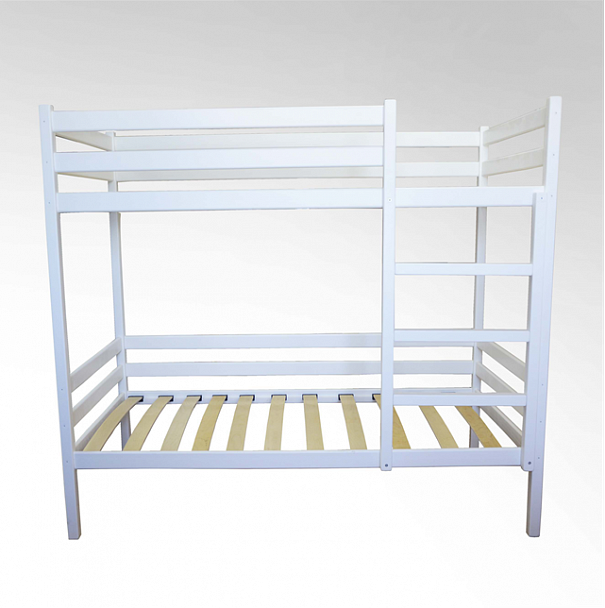 Кровать 2-ярусная "Сева Юниор" (массив, лак) ортопедическое ложе - Вид 1