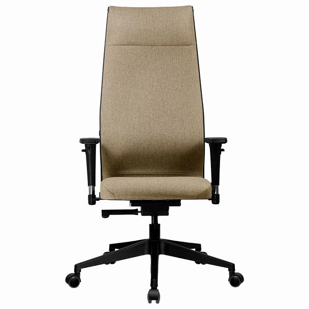 Кресло МЕТТА "ErgoLife" 10 B1-162D, пластик, синхромеханизм, 2D-подлокотники, ткань, бежевое - Вид 5