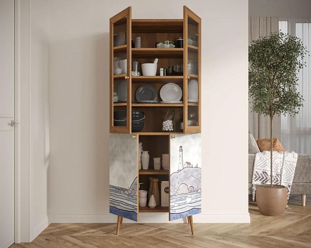 Буфет Berber малый арт BB30/Print_51 - Вид 2