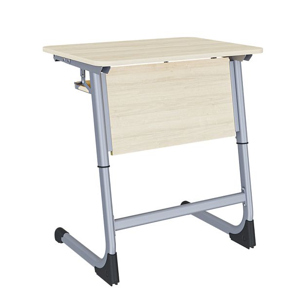 Парта Smart на плоскоовале 1М с РН (столеш.ЛДСП ЗУ, экран ЛДСП, полка), гр.3-5 - Вид 1