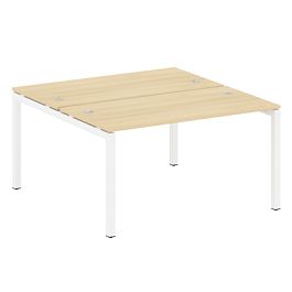 Metal System Quattro Р. ст. на П-образном м/к 50БП.РАС-СП-2.3 Акация/Белый металл 1400*1475*750 - Фото предпросмотра