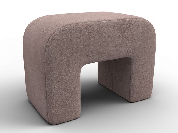 Пуф 008 Велюр бежевый - Вид 5