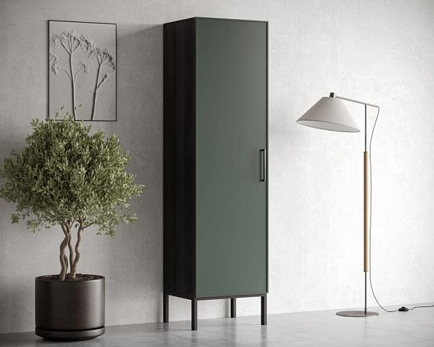 Шкаф c одной дверкой Nicole арт NEM101G - Вид 2