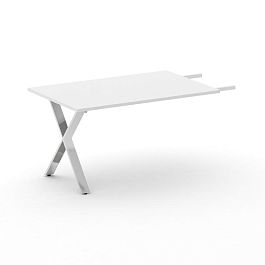 Cross Брифинг-приставка CRF.BR-3 Белый F/Нерж. Сталь 1400*900*750 - Фото предпросмотра