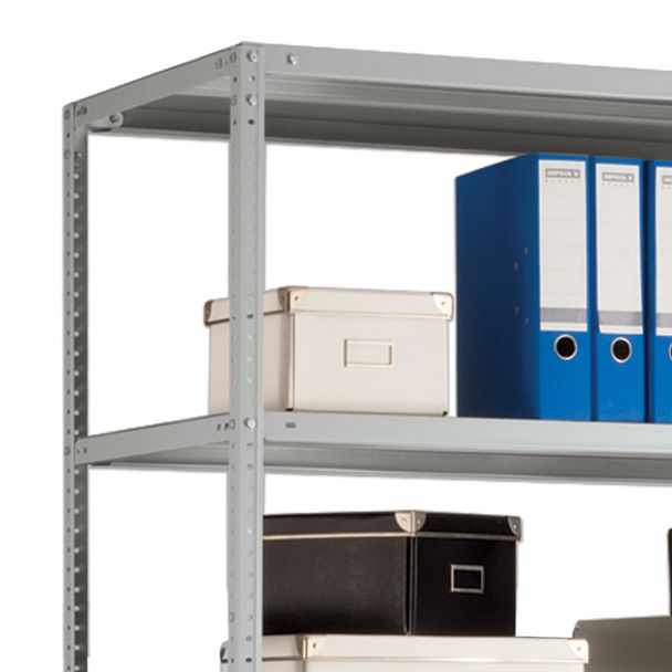 Стеллаж металлический ПРАКТИК "MS", 2000х1000х300 мм, 6 полок, MS200/100х30/6 - Вид 3