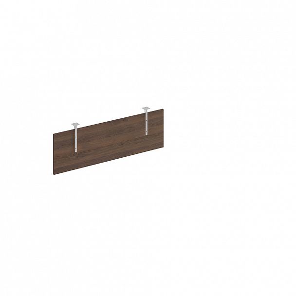 Экран (ДСП) с кронштейнами стола руководителя на опорной тумбе (для стола 200) "Bravo" БР 1421 дуб гладстоун - Вид 1