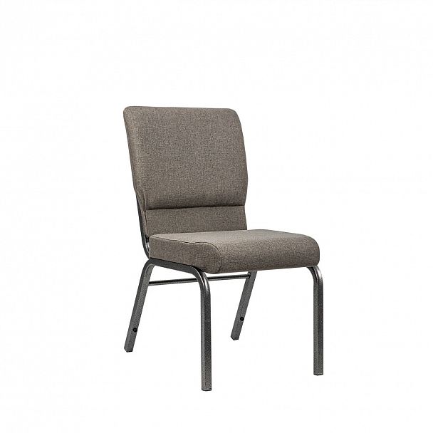 Стул церковный, рогожка montana 283, антик серебро - Вид 4