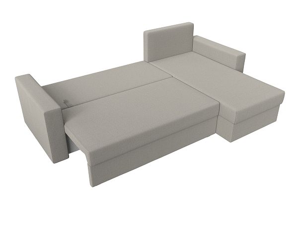 Диван угловой Траумберг Лайт правый угол Рогожка бежевый - Вид 8