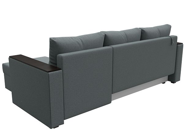 Диван угловой Атланта Лайт Б/С правый угол Рогожка серый - Вид 5