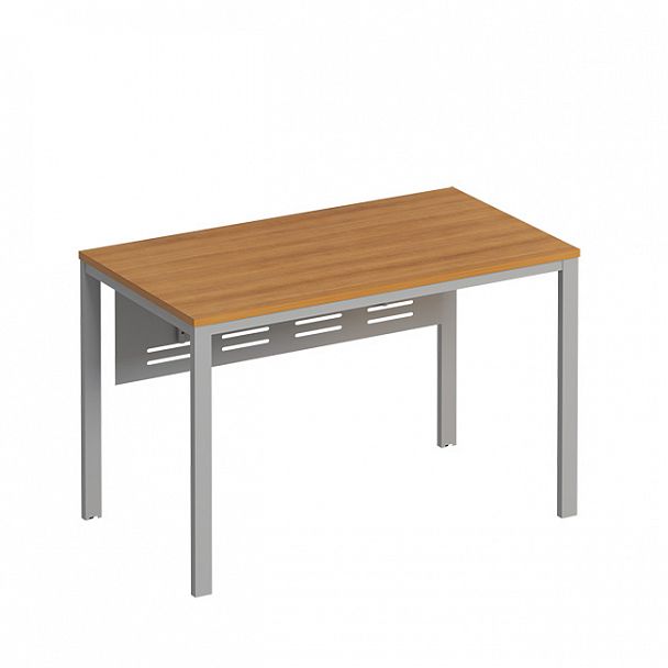 Стол письменный на металлокаркасе МП2 с металлическим экраном "Формула МП" ФР 191 вяз светлый - Вид 1