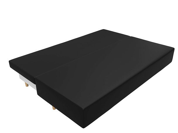 Диван прямой Лига-033 Экокожа черный - Вид 8