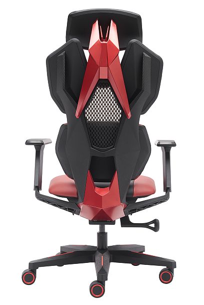 Геймерское кресло Everprof Tiger Экокожа Красный - Вид 5