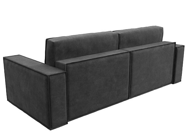 Диван прямой Куба Велюр серый - Вид 6