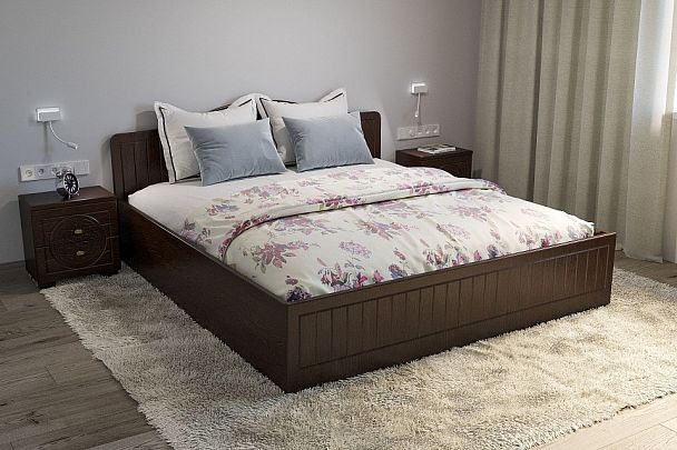 Кровать двуспальная Монблан МБ-607К - Вид 2